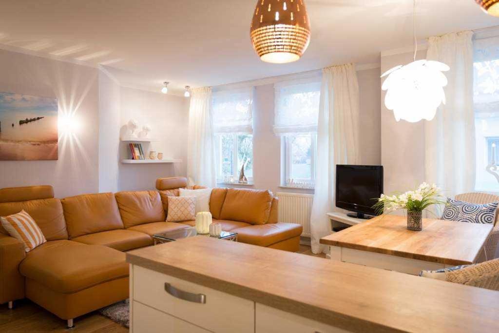 Ferienwohnung Haus am Kurpark, App Ahlbeck Ostseebad Heringsdorf Exterior foto